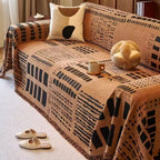 Savanna Geo Chenille Sofa Cover — main product photo