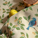 Lavish Heritage Floral & Bird Tablecloth — product close-up