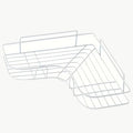 ScrubHub Bathroom Organiser Rack — alternate angle view
