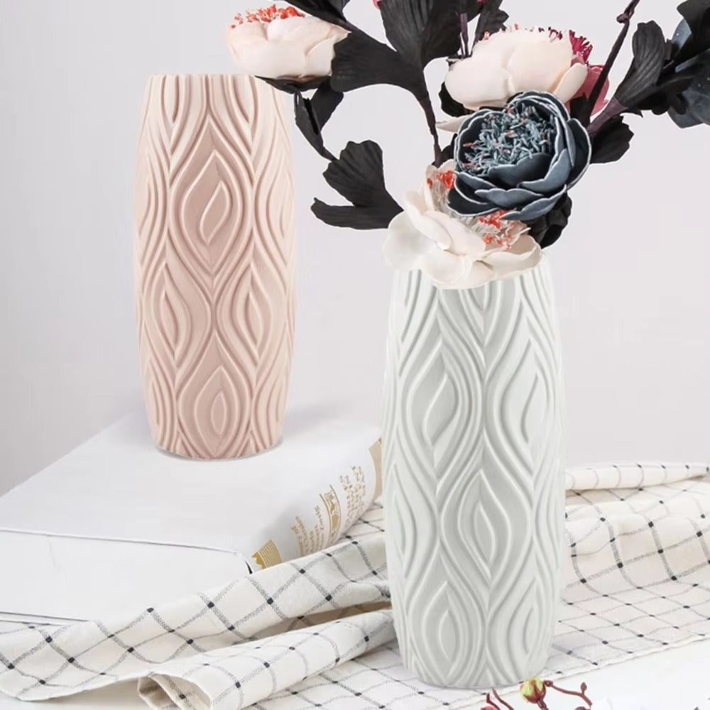Sculpted Textured Leaf Vase — main product photo