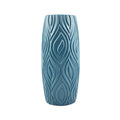 Sculpted Textured Leaf Vase — size and scale reference