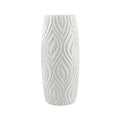 Sculpted Textured Leaf Vase — product feature detail