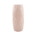 Sculpted Textured Leaf Vase — alternate angle view