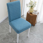 Seraphine Embossed Oval Knitting Dining Chair Cover — additional view
