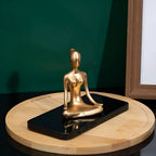 Serene Meditating Woman Statue — product close-up