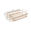 Rustic Weave Rattan Tray — alternate angle view