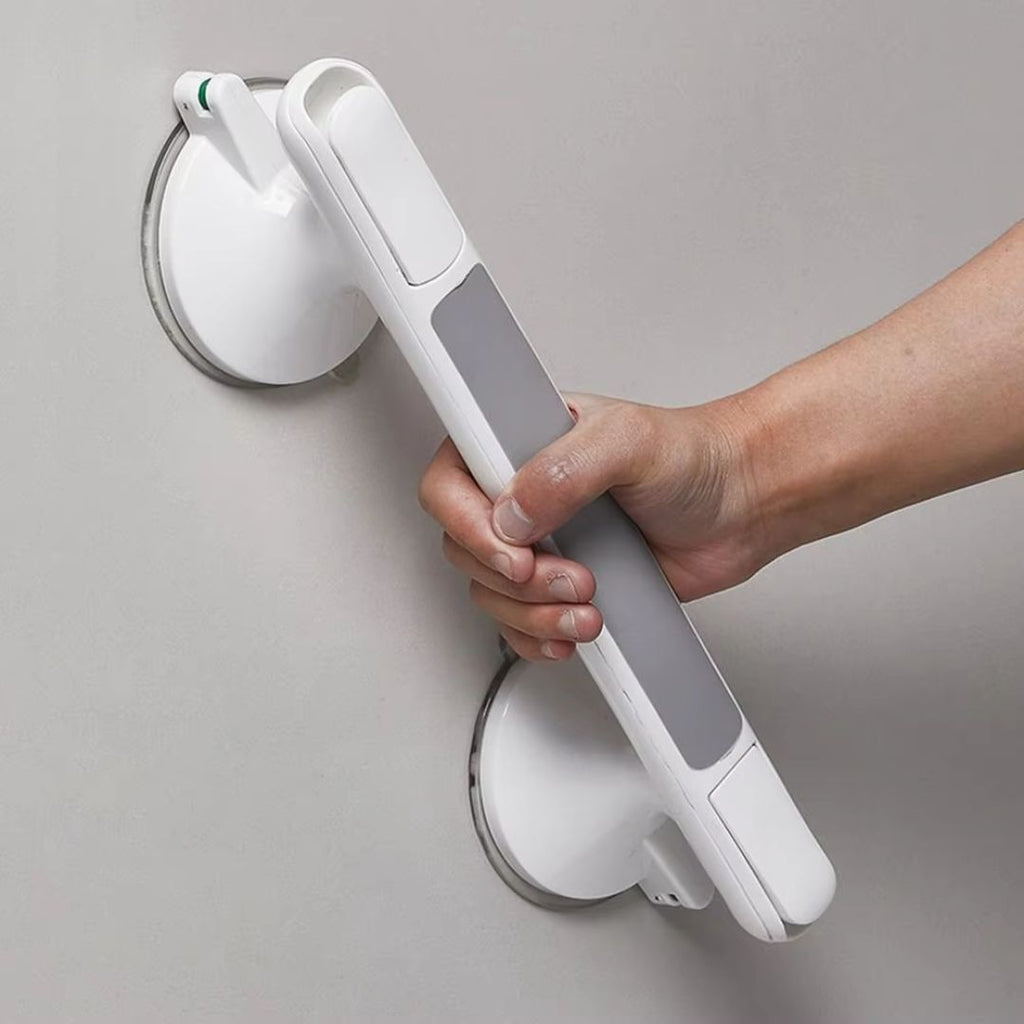 Shower Handle Grab Bar — product in use