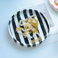 Silva Ceramic Stripe Jewelry Tray — alternate angle view