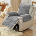 Silven Plush Thickened Anti-Slip Recliner Sofa Cover — material texture close-up