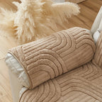 Silven Plush Thickened Anti-Slip Recliner Sofa Cover — lifestyle shot