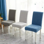 Silvra Elastic Lattice Dining Chair Cover — main product photo