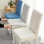 Silvra Elastic Lattice Dining Chair Cover — product detail view