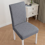 Silvra Elastic Lattice Dining Chair Cover — product in use