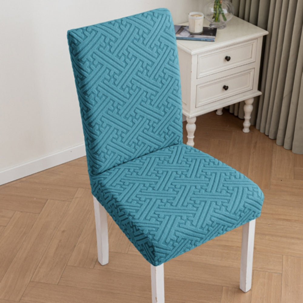 Silvra Elastic Lattice Dining Chair Cover — additional view