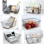 Sleek Wire Organiser Storage Basket — product feature detail