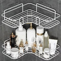 Bathroom Corner Storage Shower Caddy — material texture close-up