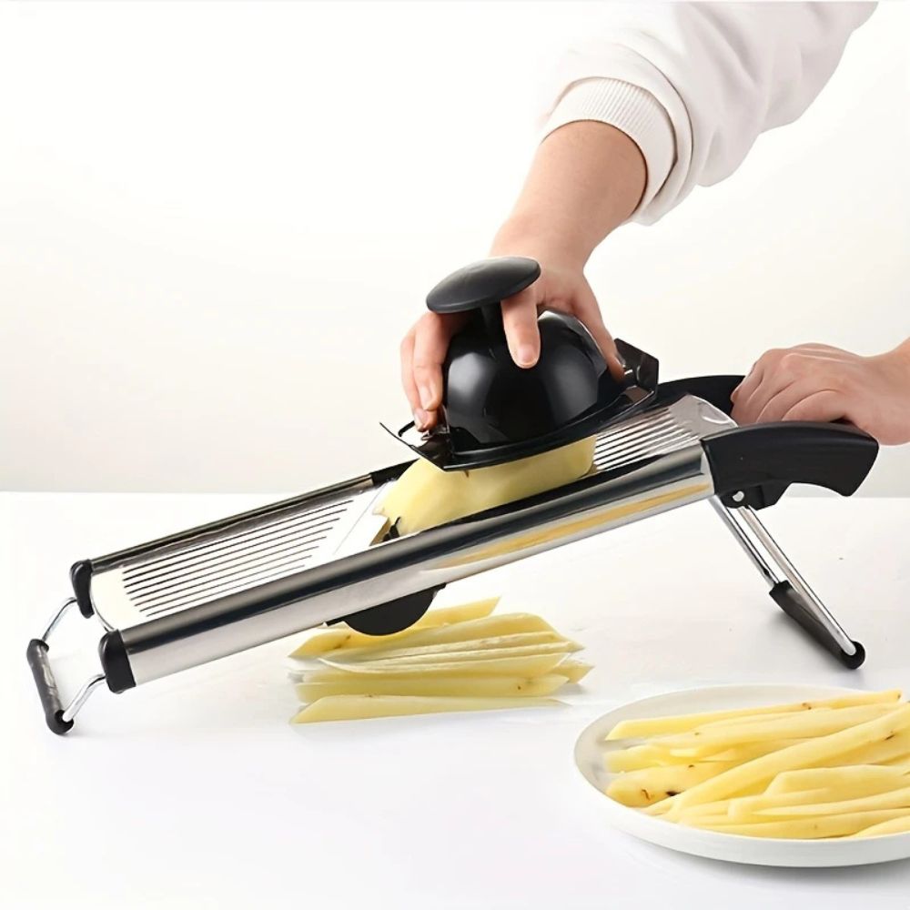 CraftSlice Adjustable Mandoline Slicer — product in use