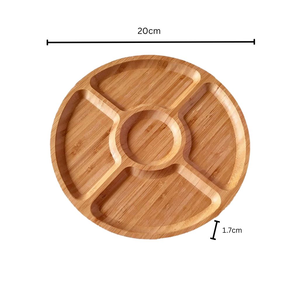 Snack Time Carousel Serving Tray — size and scale reference