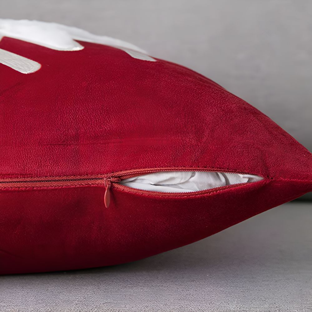 Snowflake Holiday Pillowcase — product in use