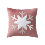 Snowflake Holiday Pillowcase — alternate angle view