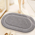 Snug Step Oval Bath Mat — alternate angle view