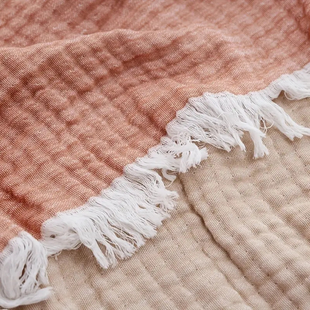 Soft Muslin Breathable Cotton Gauze Blanket — additional view
