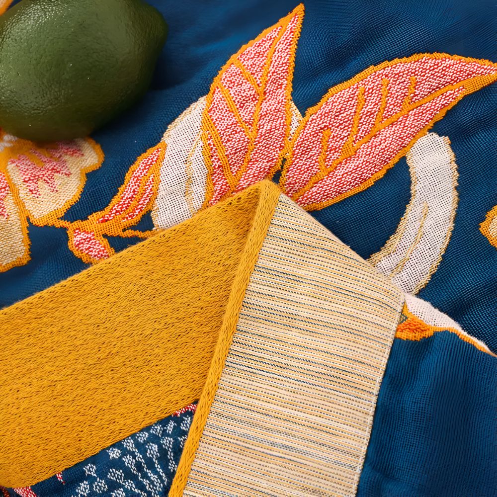 Soft Reversible Floral Blanket — product detail view