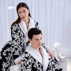 Solane Luxe Jacquard Bathrobe — product feature detail