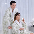 Solane Luxe Jacquard Bathrobe — size and scale reference