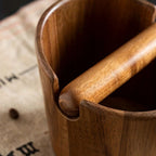 Solid Wood Coffee Knock Box — product detail view