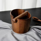 Solid Wood Coffee Knock Box — alternate angle view