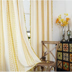 Solstice Loom Artisan Tassel Curtain — main product photo