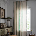 Solstice Loom Artisan Tassel Curtain — alternate angle view