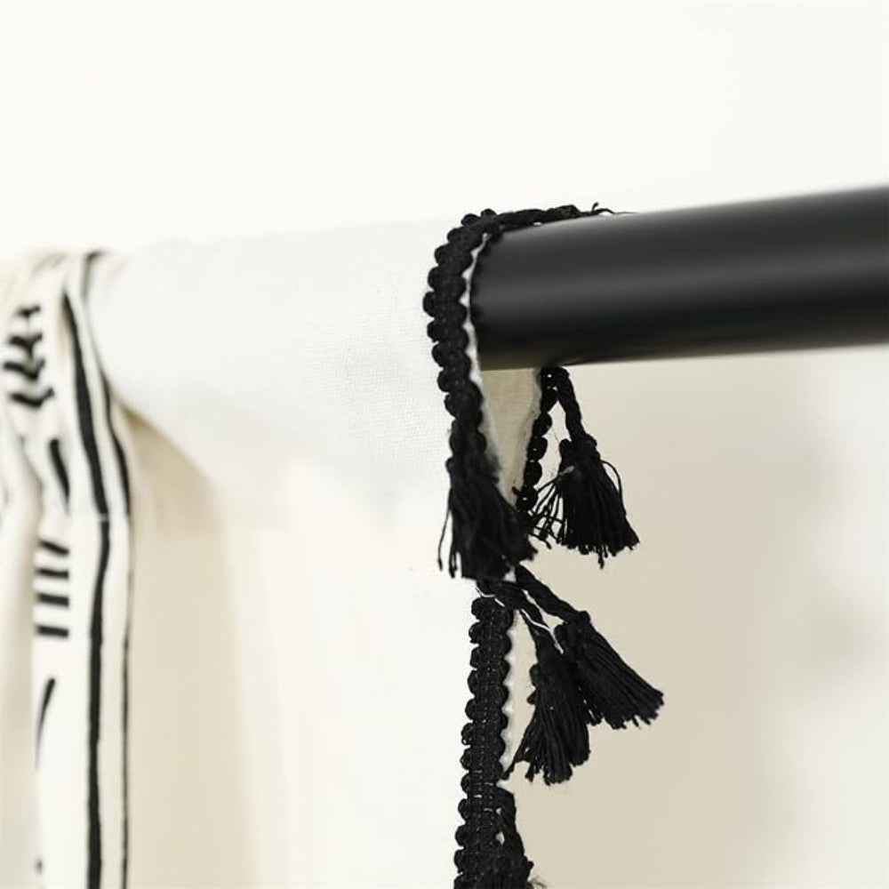 Solstice Loom Artisan Tassel Curtain — lifestyle shot