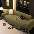 Sora Line Tasseled Sofa Cover — product feature detail