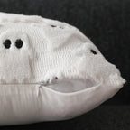 Spooky Ghost Plush Halloween Cushion Cover — lifestyle shot