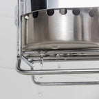 Stainless Steel Utensil Holder with Hole — lifestyle shot