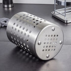 Stainless Steel Utensil Holder with Hole — additional view
