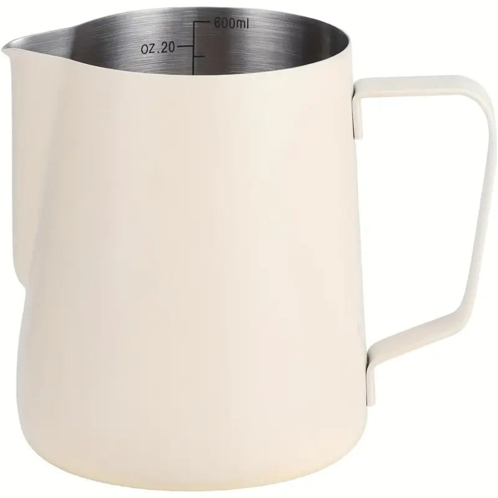 Stainless Steel Milk Frothing Pitcher — lifestyle shot