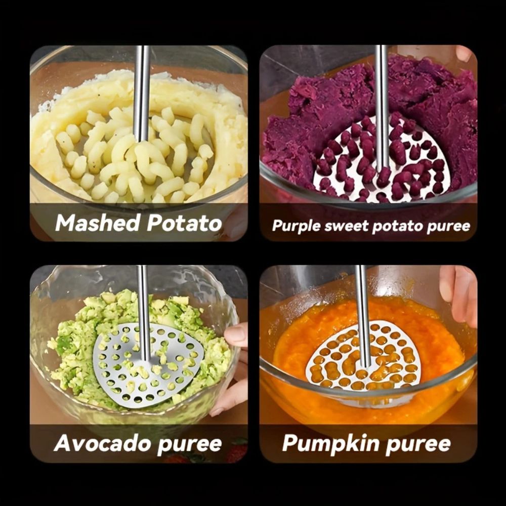 Stainless Steel Potato Masher — product detail view