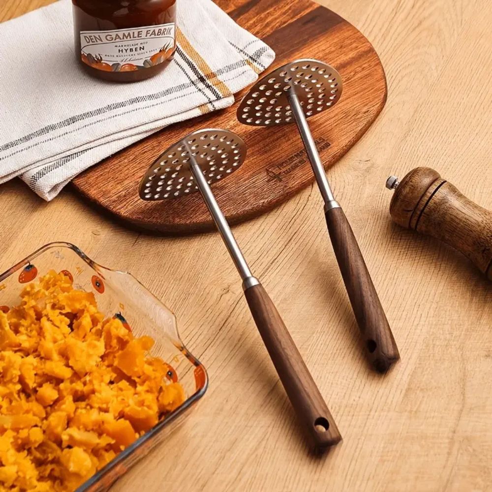 Stainless Steel Potato Masher — alternate angle view