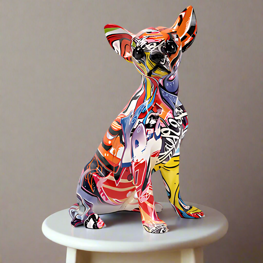 Street Art Chihuahua Sculpture — main product photo