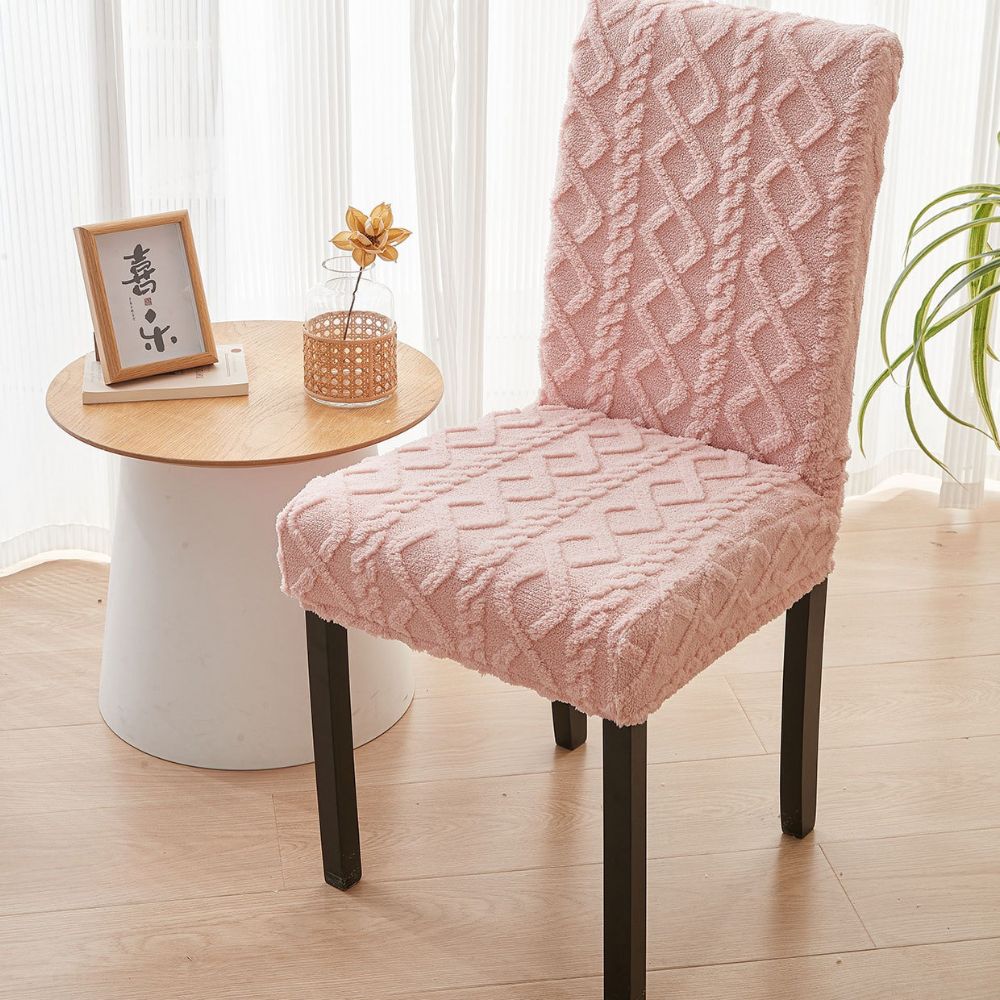 Stretch Jacquard Dining Chair Cover — main product photo