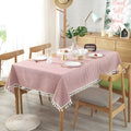 Classic Striped Tassel Table Cloth — main product photo