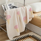 Sucrée Icecream Soft Knit Throw Blanket — product detail view