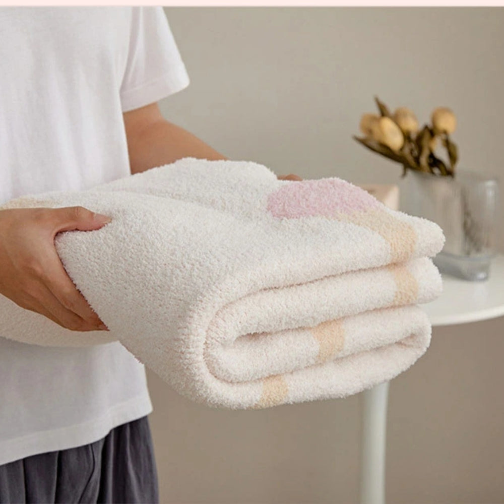 Sucrée Icecream Soft Knit Throw Blanket — product feature detail