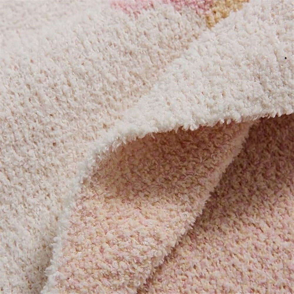 Sucrée Icecream Soft Knit Throw Blanket — alternate angle view