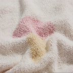 Sucrée Icecream Soft Knit Throw Blanket — product close-up