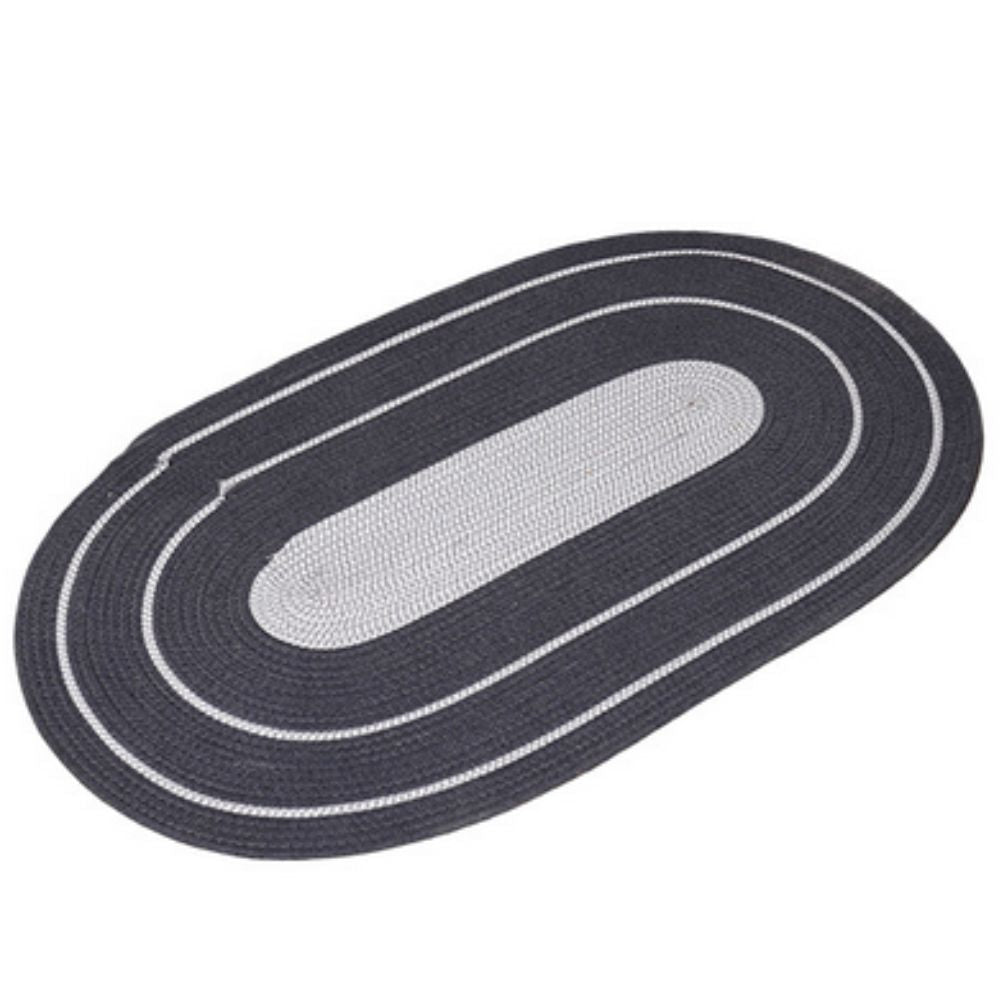 Sun Spiral Oval Boho Rug — product feature detail
