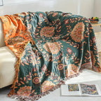 Sunfern Vintage Reversible Cotton Blanket — product detail view